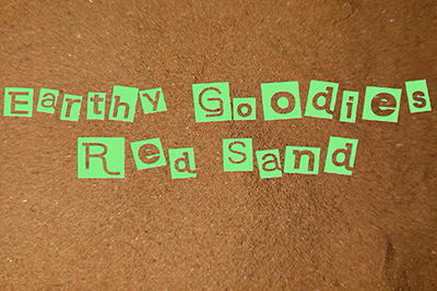 Earthy Goodies Red Edible Sand.